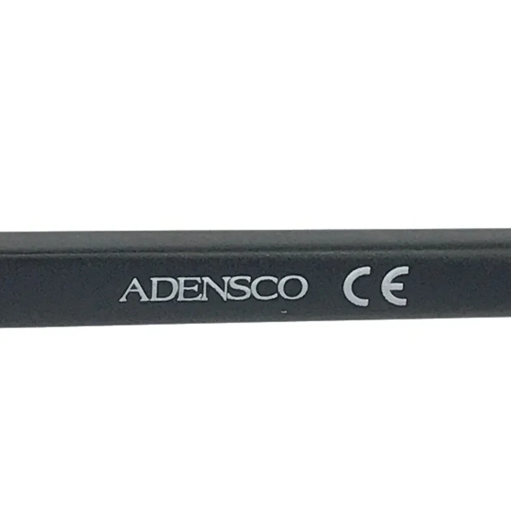 Adensco Eyeglasses Frames AD138 003 Black Square Wire Rim 55-16-145